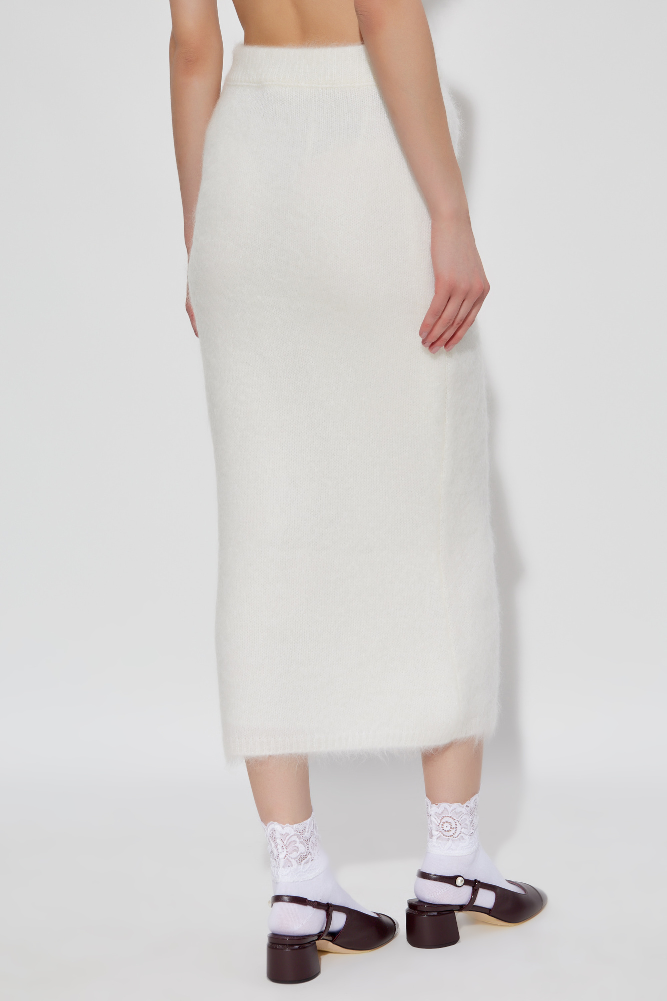 スカート Alessandra Rich Lace-Up Wool Blend Skirt Alessandra Rich Lace-Up Wool Blend Skirt | ShopSimon